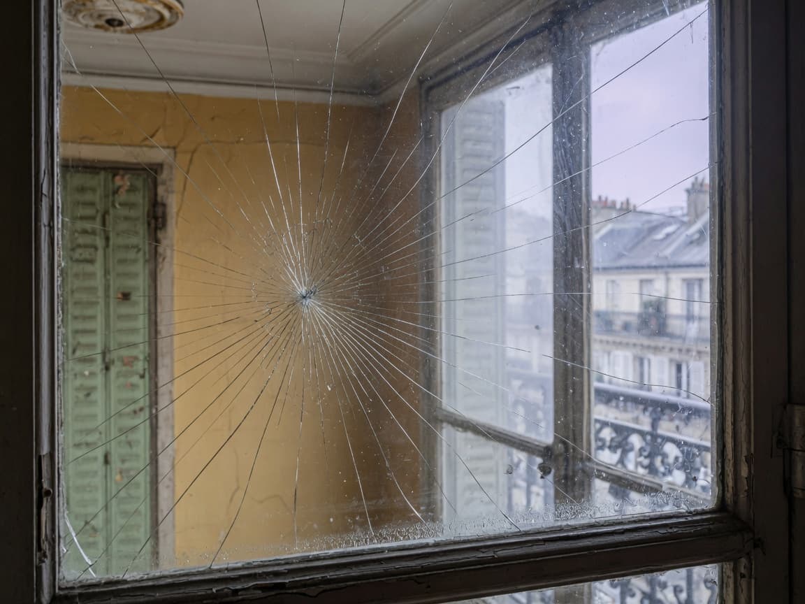 Vitre cassée