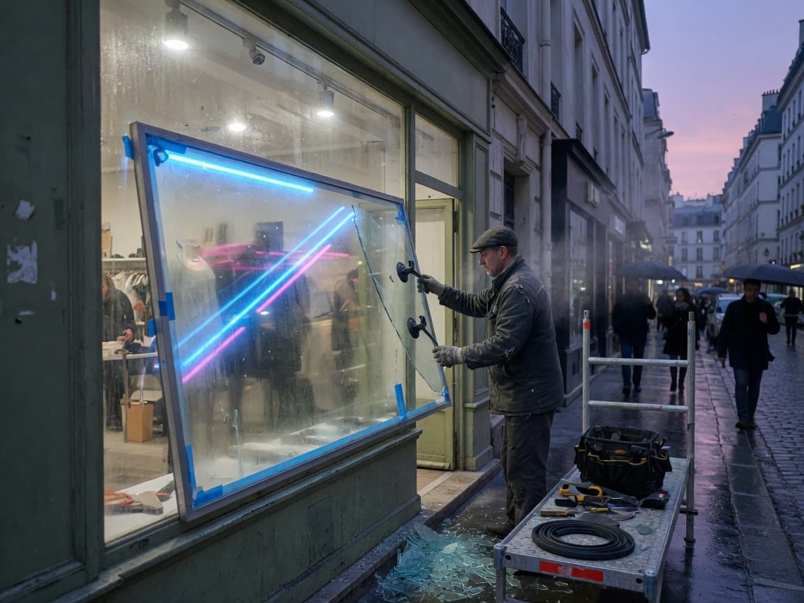 Vitrine magasin